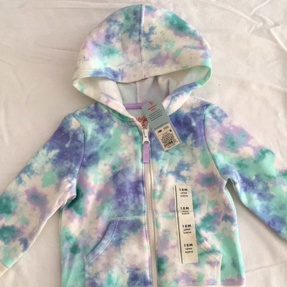 Cat & Jack Bundle: New Hoodie & 2 Jeans - Picture 2 of 7